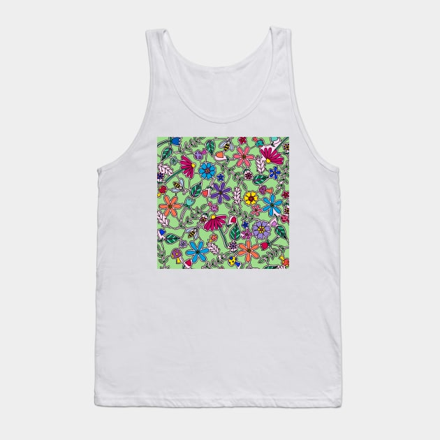 Bee Garden Tank Top by HLeslie Design